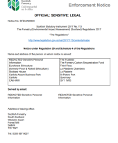 Stobo Estate - Enforcement Notice Variation - 2 April 2025